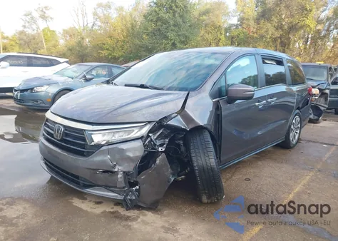 2022 Honda Odyssey Ex-L from USA, damaged, VIN 5FNRL6H7XNB008974